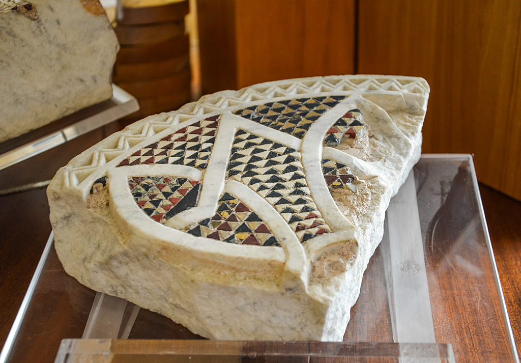 Frammento del mosaico - Museo della Città di Aquino